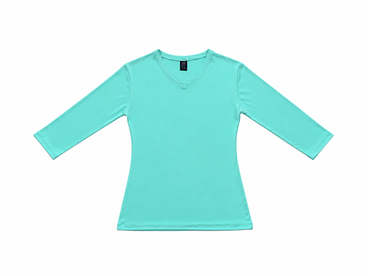 Polera Veronika 3/4 Menta