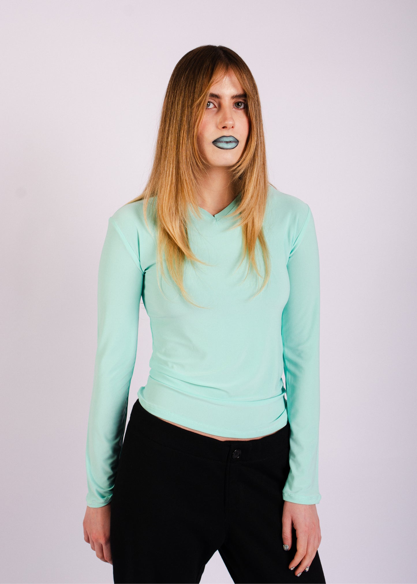 Polera Veronika Aqua